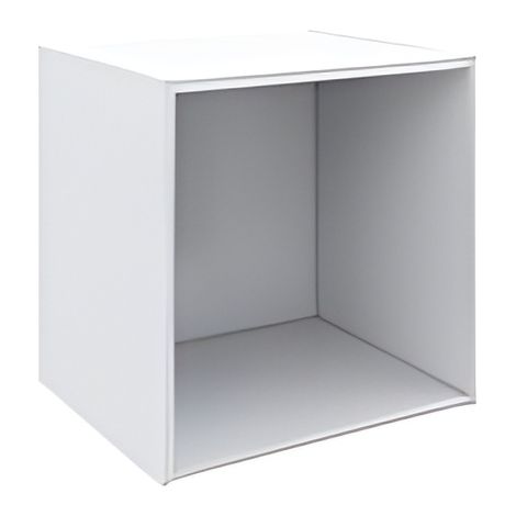 CUBO 35X29X35 CM BIANCO
