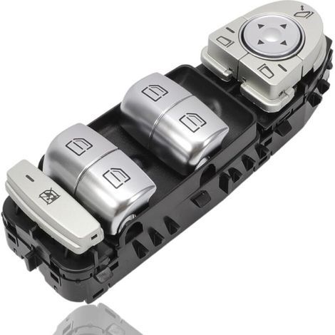 Interrupteur Fenêtre Electrique compatible avec Merce-des Classe C W205 AMG S205 GLC X253 Classe A Bouton Fenêtre Côté Conducteur 2229056800 2059056811 (1/4)