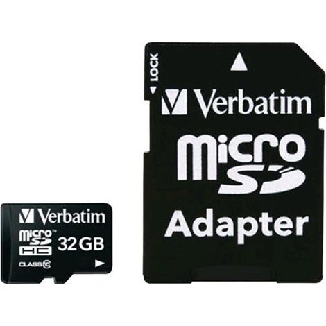 Verbatim Memoria Micro SDXC 32 Gb con Adattatore - Classe 10