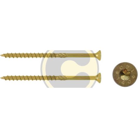 cf 10 pcs vis A  bois en acier A  tA te plate torx T40 6x120 millimA tre
