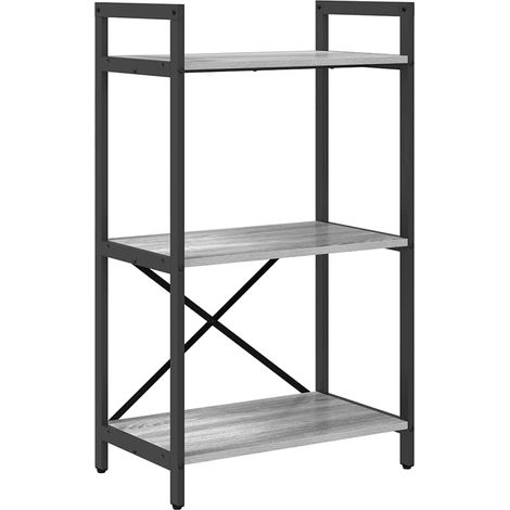 Maison Exclusive - Bücherregal Graues Sonoma 56 x 34 x 96 cm Holz