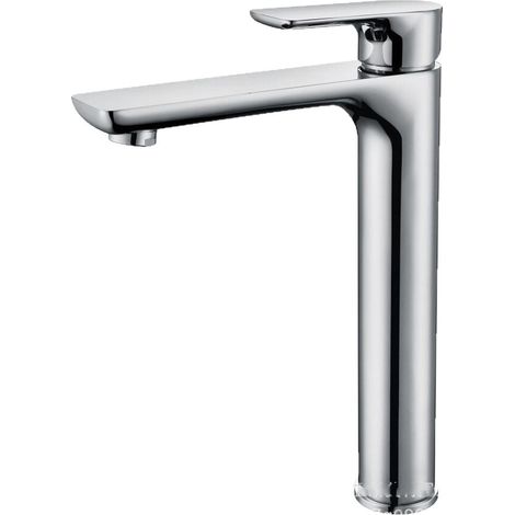 Mitigeur de lavabo 260mm sans tirette ni vidage, Couleur brossée (1/5)