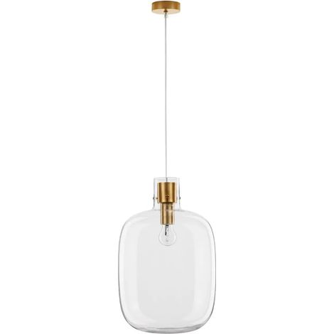 [NEUWERTIG] B-Ware Nova Luce Pendelleuchte Hängeleuchte Cinzia E27 Led Gold Dimmbar Lampe ø 30 Cm