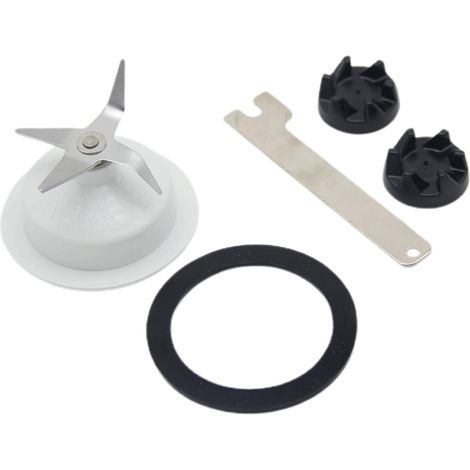Accoppiatore per impastatrice 9704230 con kit di chiavi e pala impastatrice a 4 lame 9704291 con guarnizione di tenuta in gomma, codice articolo WP9704230VP, WP9704230, 9704267, 9706716, compatibile c