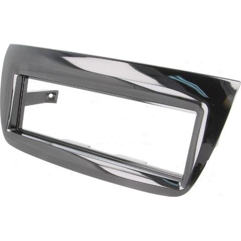 Facade autoradio FA406B compatible avec Fiat Doblo Opel Combo - Noir brillant