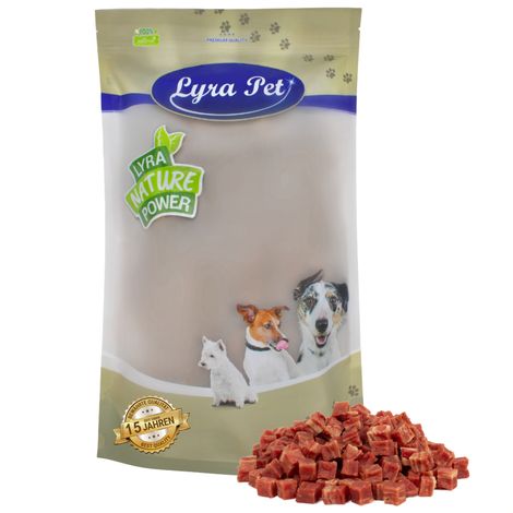 1 kg de Lyra Pet® Dés de canard au poisson (1/5)