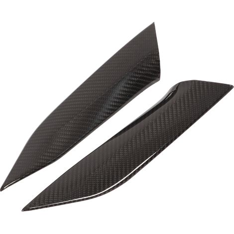 Jeu de 2 bandes latérales en fibre de carbone véritable pour console centrale, garniture intérieure auto, remplacement compatible Série 3 G20 G21 G28 2020-2022, conduite à gauche (1/5)
