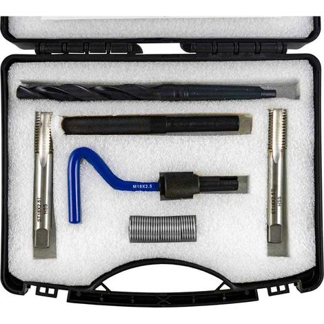 Kit riparazione filetti JBM m18x2.5 acciaio inox 24x29 cm