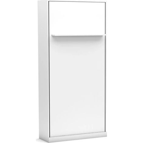 Klappbett vertikal weiß 90x200cm