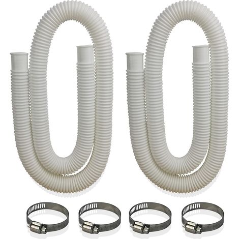 Tuyau de rechange pour piscine, tuyau de pompe de piscine de 3,2 cm de diamètre avec clip métallique (1/5)