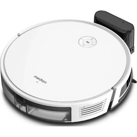 Aspirador Robot MEDION S35 - MD11899 - 140 min - 4000 Pa - 550 ml - Blanco (1/5)