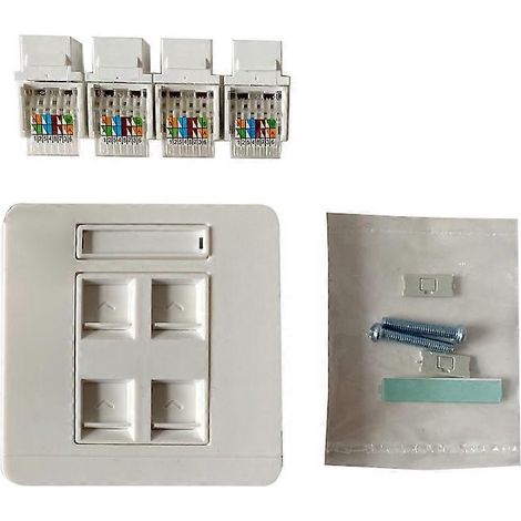 86-teilige Computer-Anschlussleiste, CAT6-Netzwerkmodul, RJ45-Kabelanschluss