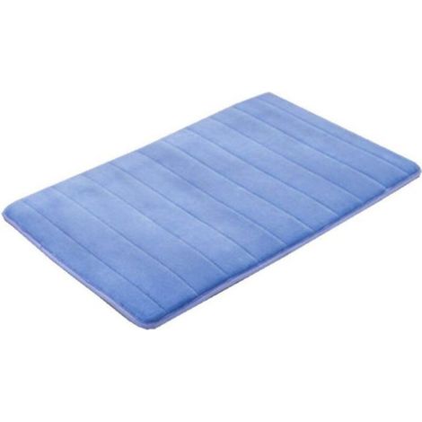 Tapis De Bain - Mousse A Memoire De Forme - Antiderapant Absorbant Pour Salle De Bain Et Cuisine - 50 X 80 Cm (1/4)