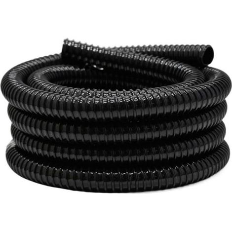 1 Tuyau d'aspiration flexible PVC 5m Ø25mm résistant aux UV pour drainage et évacuation (1/3)