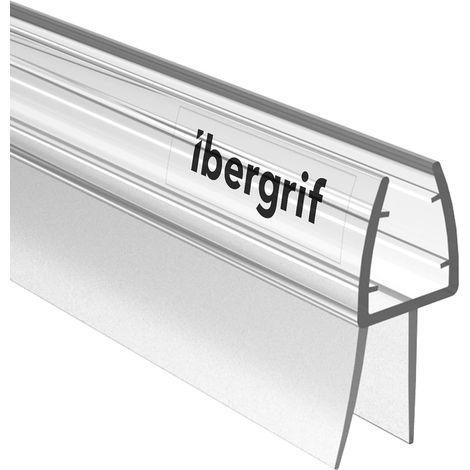 Joint D'étanchéité Pour Porte De Douche - 1 Pièce - PVC Transparent - 80CM - Verre 5 à 8MM (1/5)