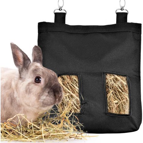 Rabbit Hay Bag Guinea Pig Hay Bag Feeder Bag Hanging Storage Perfect Hay Bag for Small Animals (1/5)