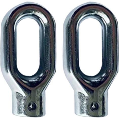 Crochet de manivelle d'auvent rétractable 2 pièces en Alliage d'aluminium pièces de Rechange 'auvent œil 'engrenage Minimaliste résistant aux intempéries pour engrenage à vis sans Fin 'e