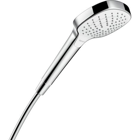 Hansgrohe Handbrause Croma Select E 110 Vario, weiss verchromt (26812400)