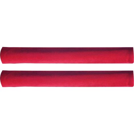 Lot de 2 housses de poignées de porte de réfrigérateur douces et hypoallergéniques, protection universelle pour poignées de four et micro-ondes, rouge