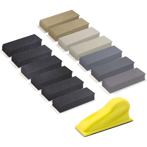 Schleifpapier nass Set 131 Körnung 60 10000 Schleifklotz 131-G (1/5)
