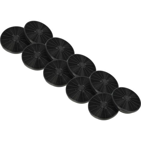 vhbw 10x Filtro a carboni attivi compatibile con Koerting KDK633X, KDK933X cappe aspiranti