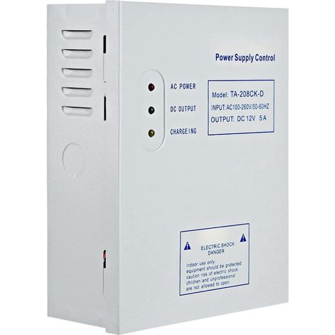 DC 12 V et 5A AC 110-240 V électronique Grand Public Système de Contrôle d'accès aux Portes Alimentation à Découpage Alimentation UPS (1/5)