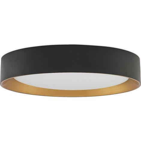Lindby LED 'Kambia' in Nero da Alluminio