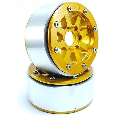Beadlock Wheels PT-Hammer Gold/Gold 1.9