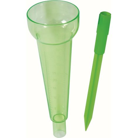 Pluviomètre de jardin à planter avec piquet