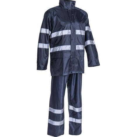 Ensemble de pluie de travail RAINET Bleu marine M - 40/42
