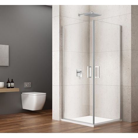 LORO Paravent carré 900x900 mm, entrée d'angle (1/3)