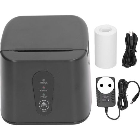 Thermal Receipt Printer Cutter 58mm USB and Bluetooth Wireless POS 100‑240V