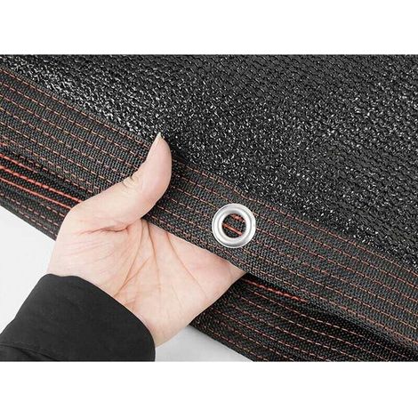 Voile d'ombrage Filet d'ombrage creux Protection UV UPF 50+ Chariot de jardin avec cache-yeux-2x4M (1/3)