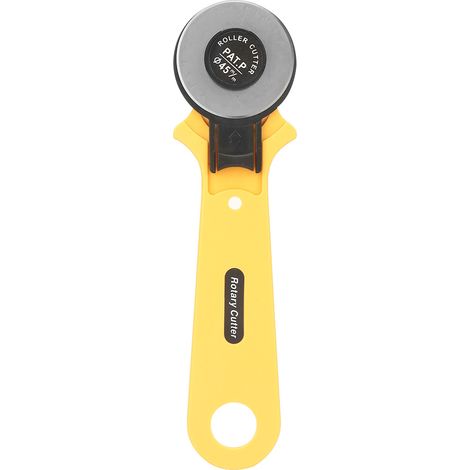 Cutter rotatif 45mm pour tissu et cuir, accessoire de couture pour projets créatifs DIY (1/5)
