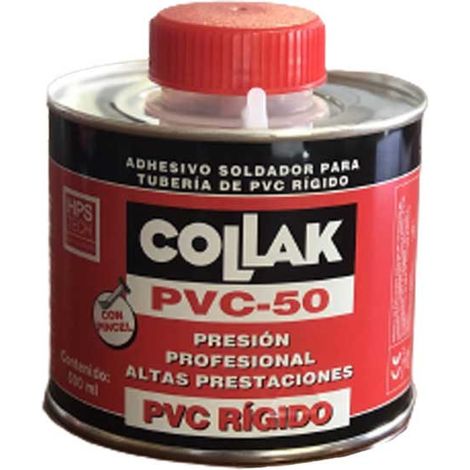 Pegamento Adhesivo Lento PVC-50 C/Pincel 1/2L - Collak (1/4)