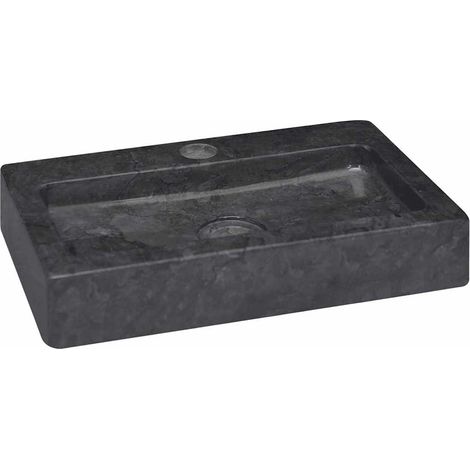 Lavabo de pared mármol crema 38x24x6,5 cm vidaXL (1/5)