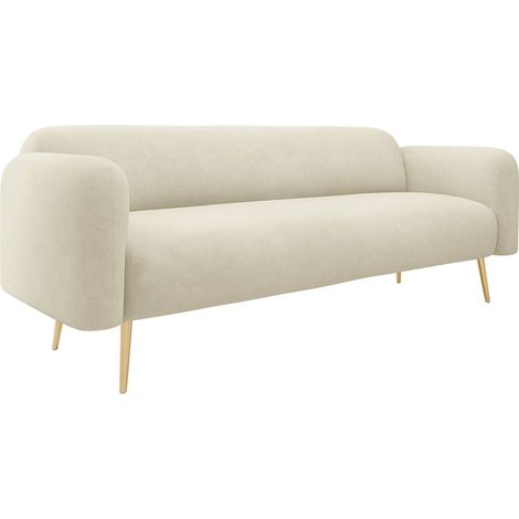 Sofá Comfivo Beatitudo III, Uttario Velvet 2978, 204x71x75cm, Tapiz, Patas: Metal (1/5)