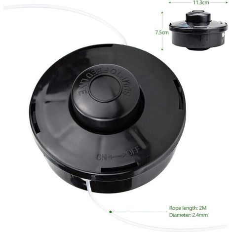 Set di 2 testine universali per decespugliatore - Nylon - Per decespugliatori a benzina (1/3)