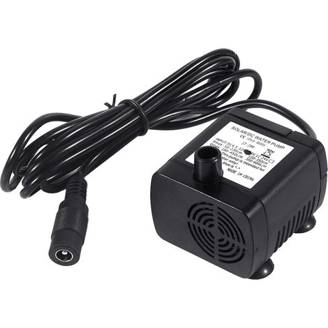BEBUSINGOTO Minibomba de agua de 420 l/h - Ultrasilenciosa, 5 W, para acuarios, estanques, fuentes e hidroponía - Bomba sumergible económica y fiable (1/5)