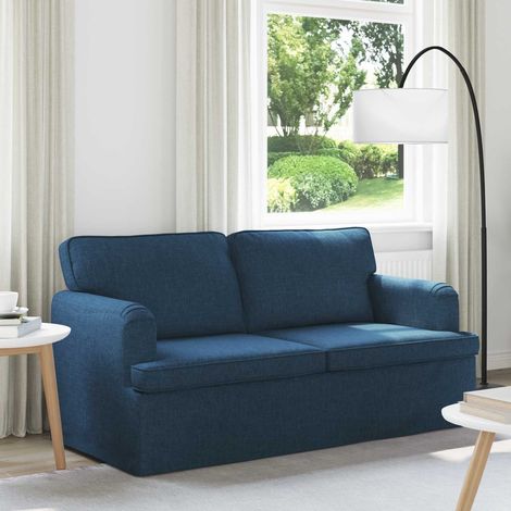 Sofa Blau 162 x 80 x 85 cm Stoff
