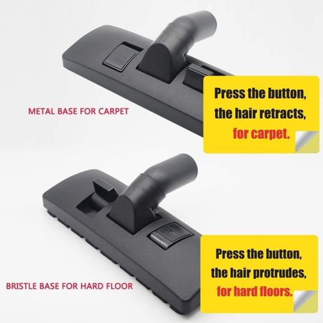 Cepillo universal para aspiradora de 265 x 85 mm – Compatible con aspiradoras Hoover, Eureka, Rainbow y Ken – Cerdas de polipropileno para una limpieza eficaz – NEGRO 265 X (1/5)