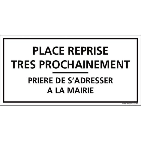 PLAQUE CONCESSION CIMETIÈRE (G1614). Plastique PVC 1,5 mm .  - Plastique PVC 1,5 mm