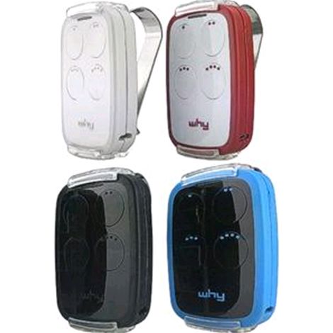 RADIOCOMANDO NEW WHY EVO Colore BIANCO SICE MULTIFREQUENZA 4 Tasti UNIVERSALE