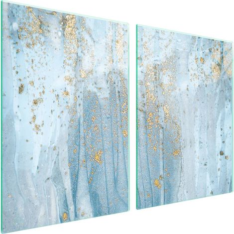 Piastra protettiva in vetro per piano cottura 2x45x52 Marmo (1/5)