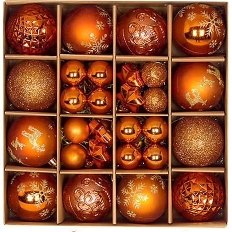 Décorations de Noël, décorations pour sapin de Noël, boules décoratives incassables à suspendre pour sapin de Noël, décorations de Noël en vrac pour décoration de table