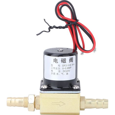 Électrovanne pour poste à souder 00.8mpa Eau Gaz Argon CO2 G1/8'' 24V DC (1/5)