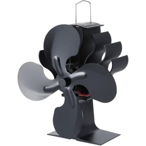 royaluxe -Ventilateur Écologique 4 Pales Pour Poêle Brûleur Chauffant Aromathérapie Silencieux Haute Efficacité (1/4)