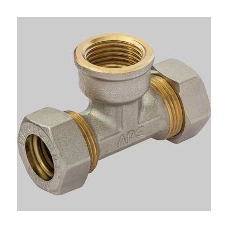 TEE FEMMINA ORING  16 x 1/2 x 16     APE RACCORDERIE