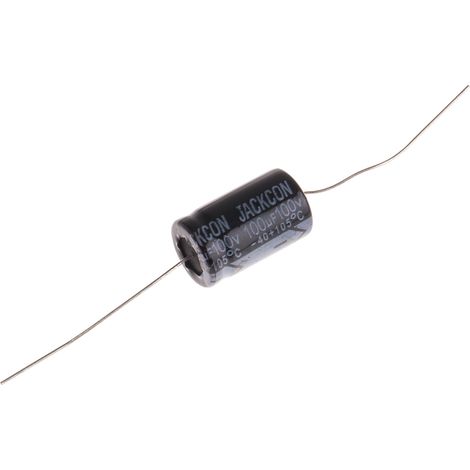Condensateur RS PRO 100µF, 100V c.c.
