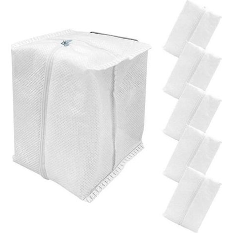 AMXCNOY 6er-Pack wiederverwendbare Staubsaugerbeutel für Staubsauger der Serien I, S und J, Ersatzbeutel (1/3)